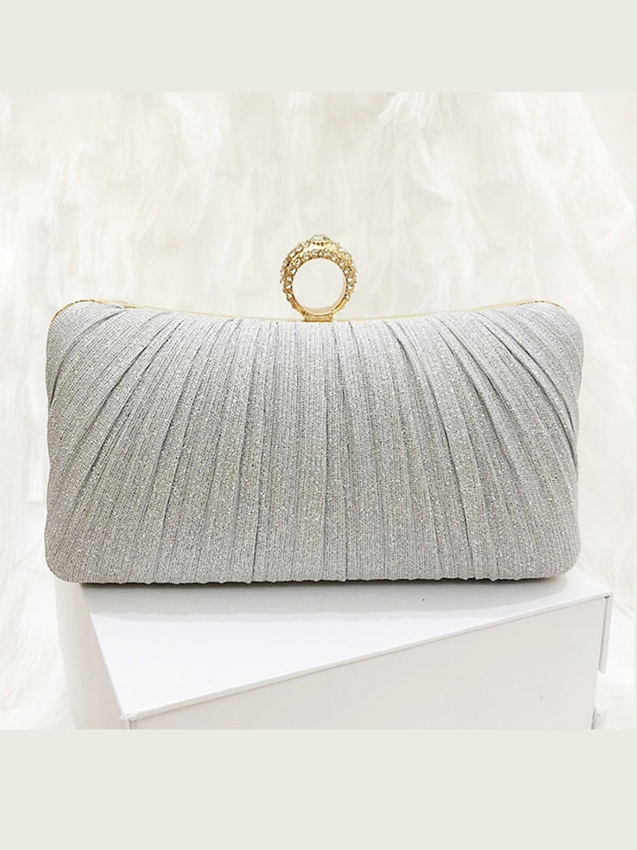 Synthetic Chain Waterproof Solid Color Clutches & Evening Bags