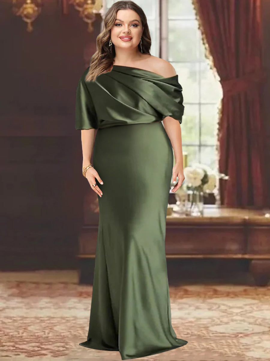 Sheath/Column One-Shoulder Mother of the Bride Dresses