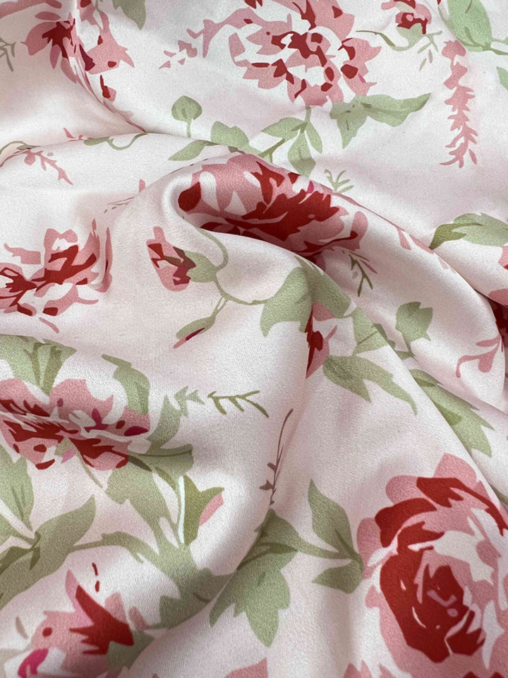 Sheath/Column One-Shoulder Sleeveless Printed Floral Ruched Bridesmaid Dresses with High Split