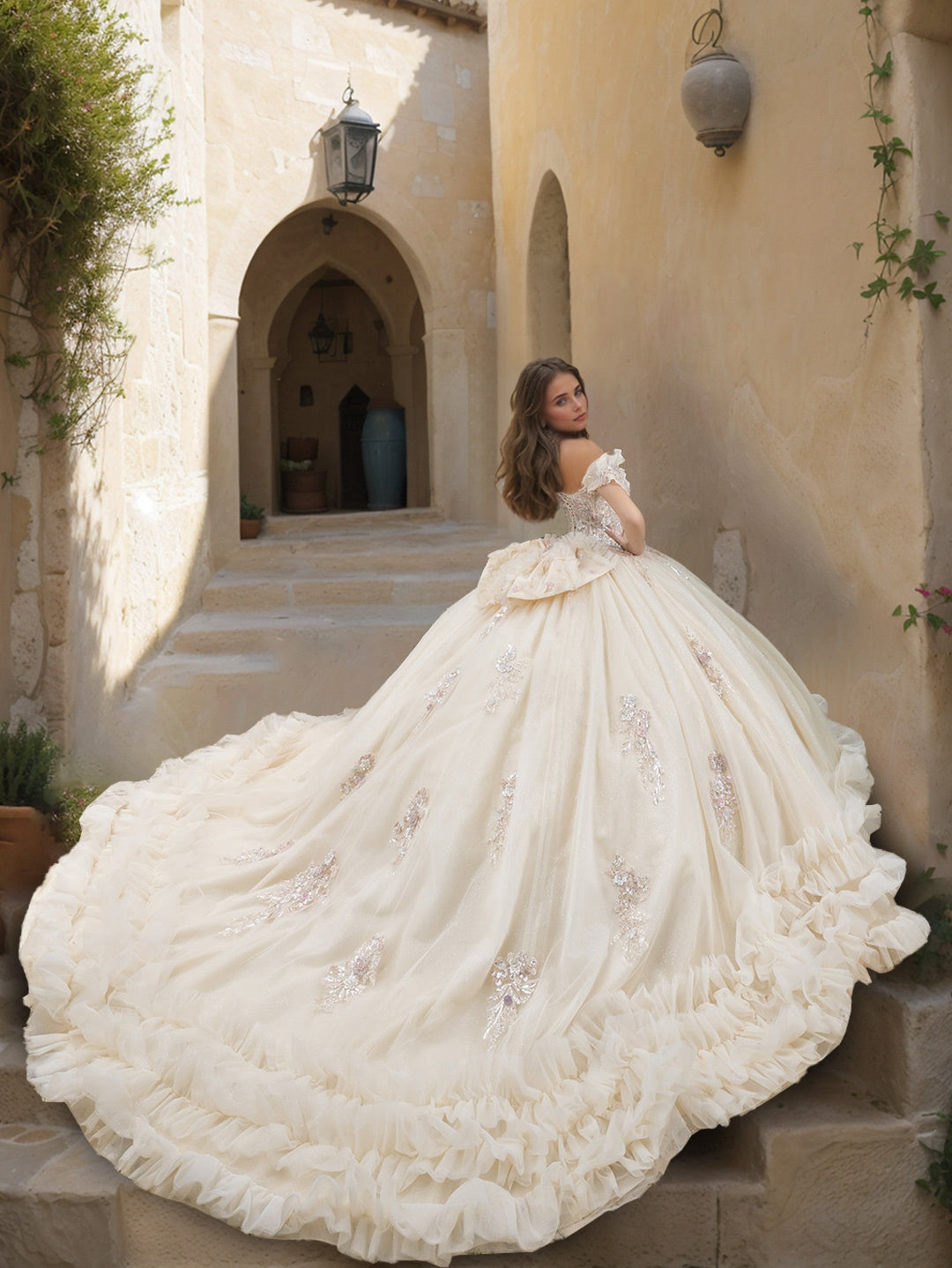 Ball Gown Sweetheart Sleeveless Floor-length Tulle Long Formal Dresses with Lace Appliques
