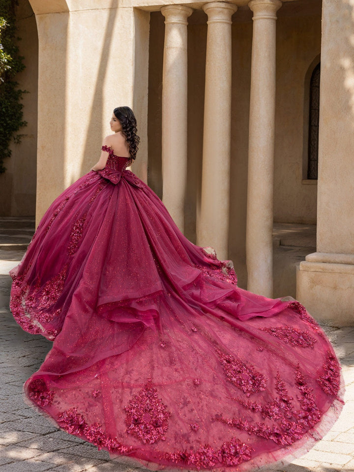 Ball Gown Off-the-Shoulder Sleeveless Floor-length Long Formal Dresses with Lace Appliques