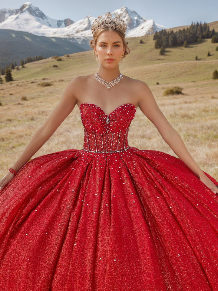 Ball Gown Sweetheart Strapless Sleeveless Floor-length Long Formal Dresses with Sequins