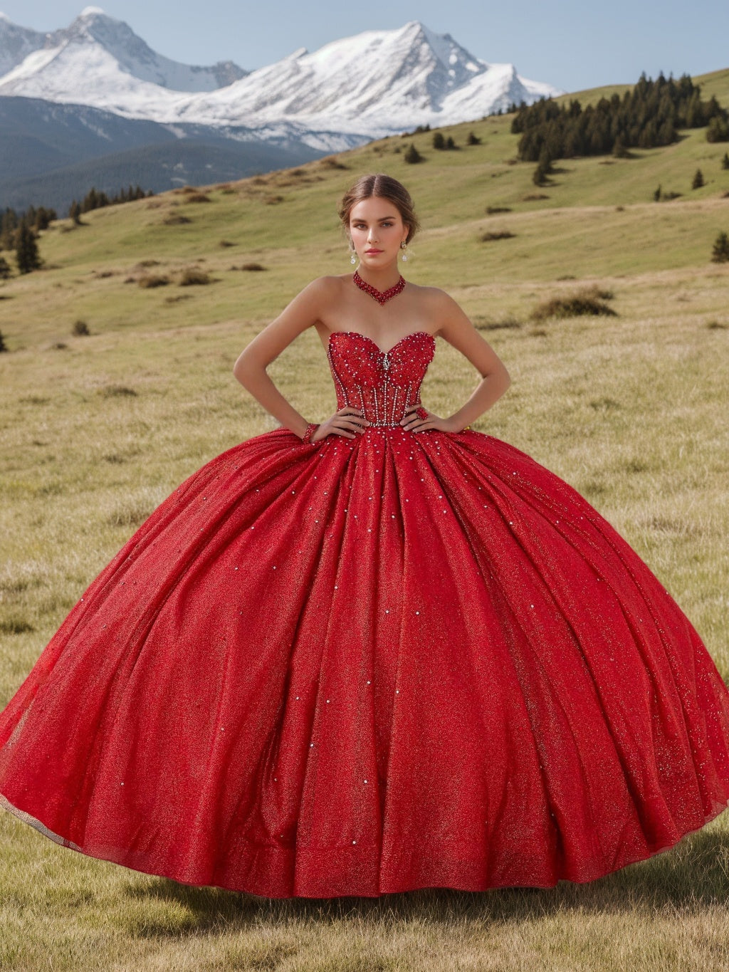 Ball Gown Sweetheart Strapless Sleeveless Floor-length Long Formal Dresses with Sequins