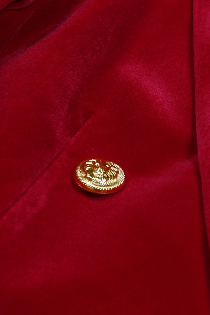 Women's Navy Double Breasted Fitted 2 Piece Suit