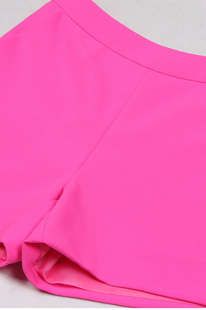 Women's Fuchsia 3 Piece Double Breasted Prom Suits