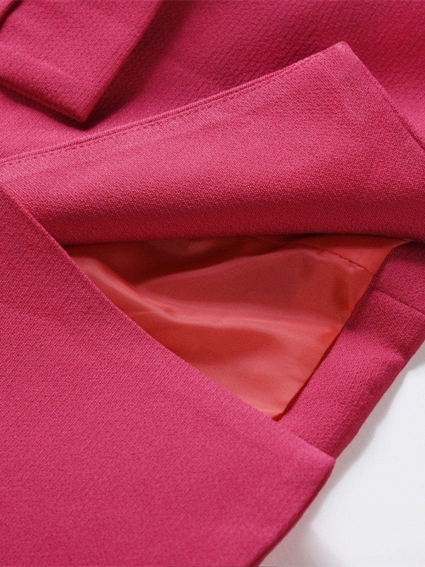 Women鈥檚 Peak Lapel Double Breasted Blazer