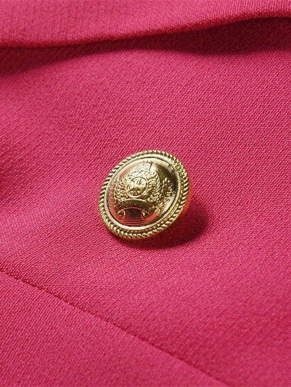 Women鈥檚 Peak Lapel Double Breasted Blazer