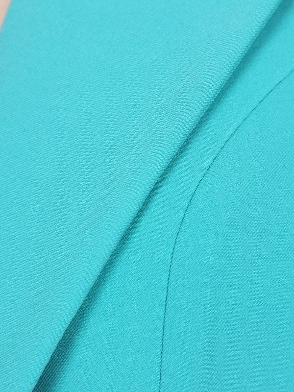 Women's Peak Lapel Long Sleeves Single-Breasted Button Blazer