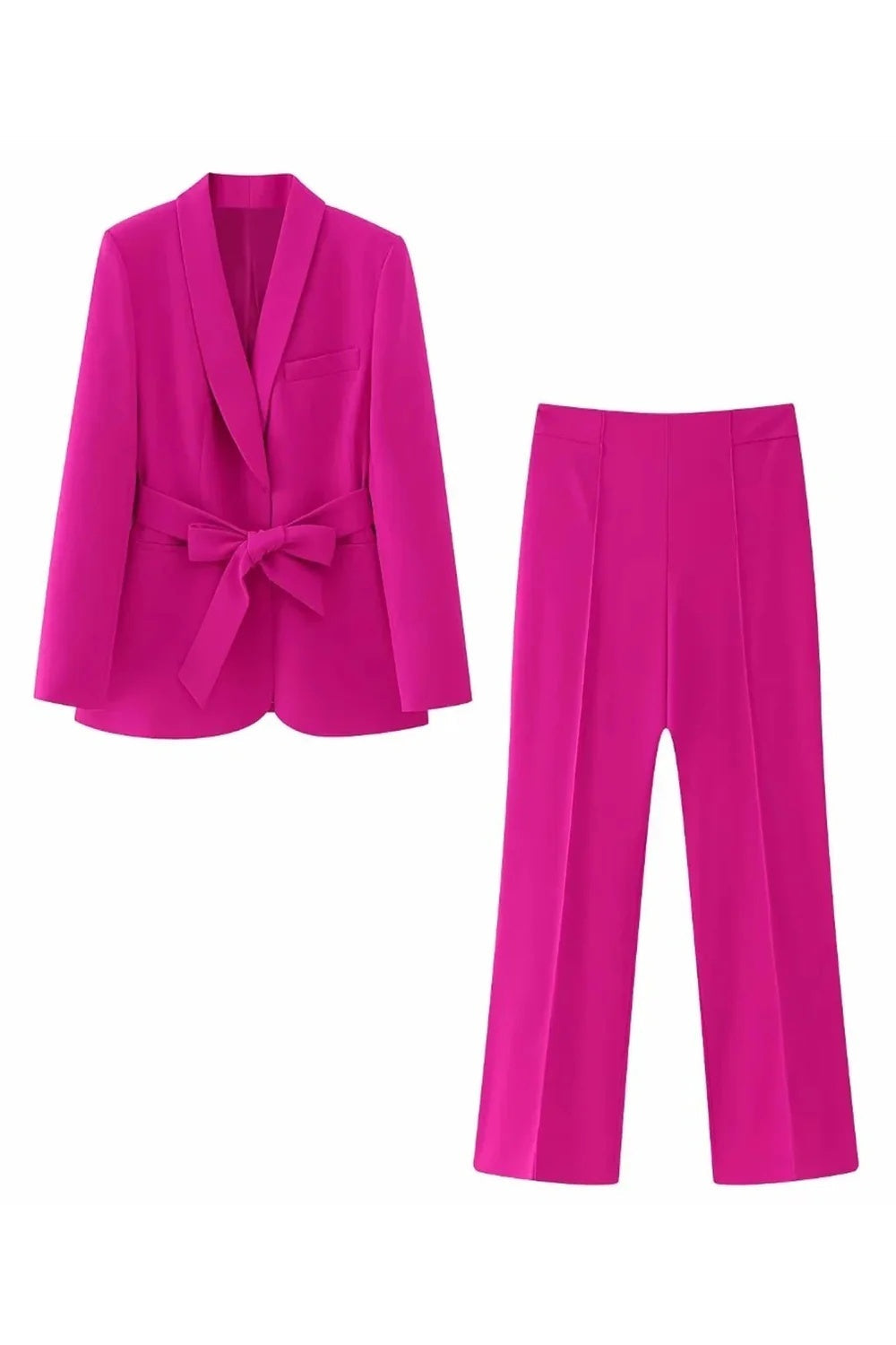 Women's 2 Piece Shawl Lapel Suits