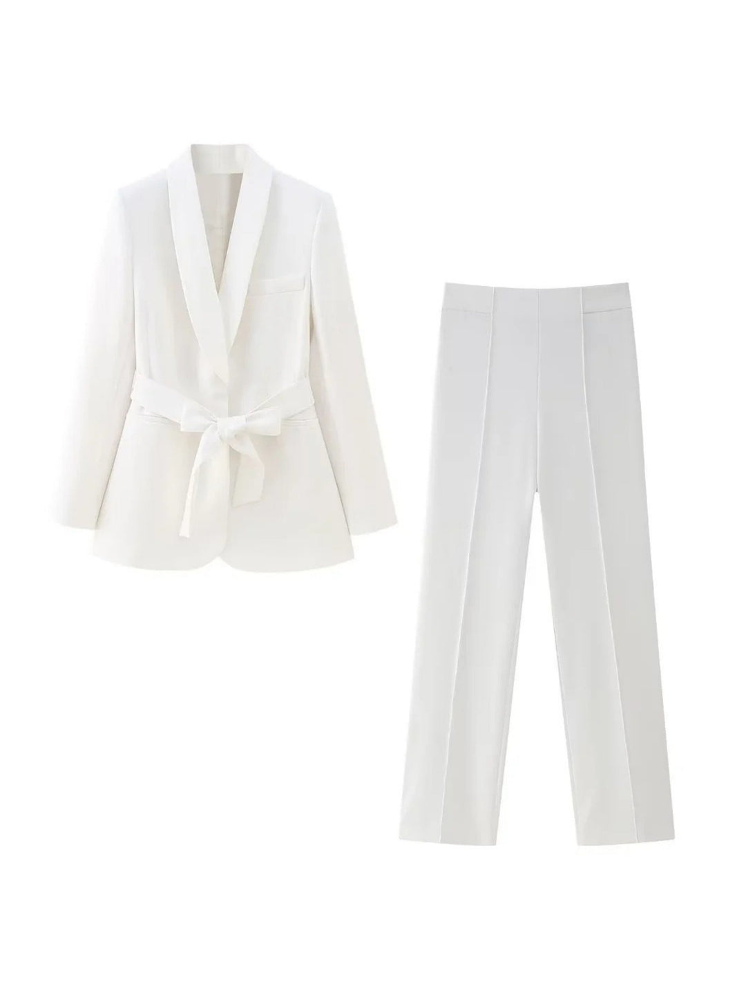 Women's 2 Piece Shawl Lapel Suits