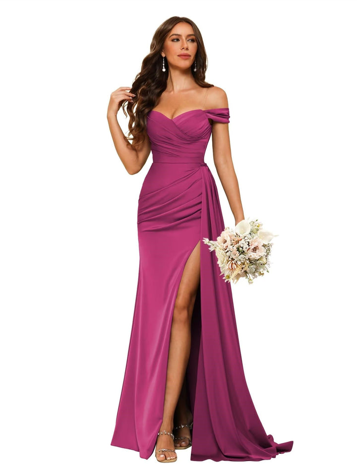 Mermaid/Trumpet Sweetheart Neck Floor-Length Bridesmaid Dresses