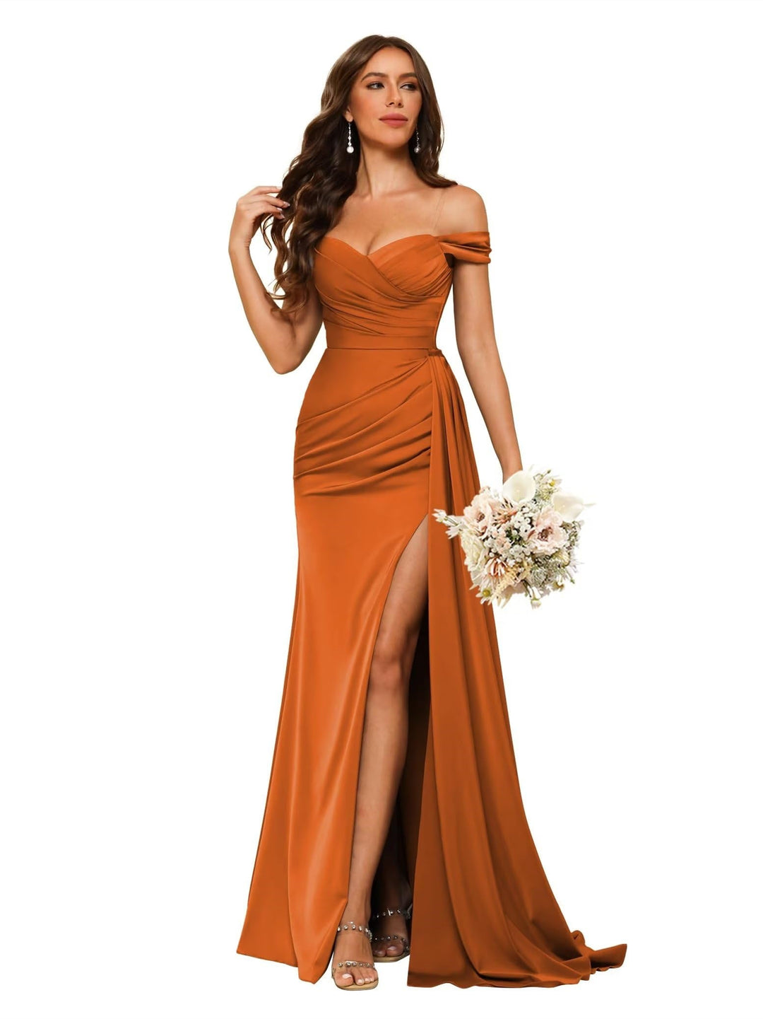 Mermaid/Trumpet Sweetheart Neck Floor-Length Bridesmaid Dresses