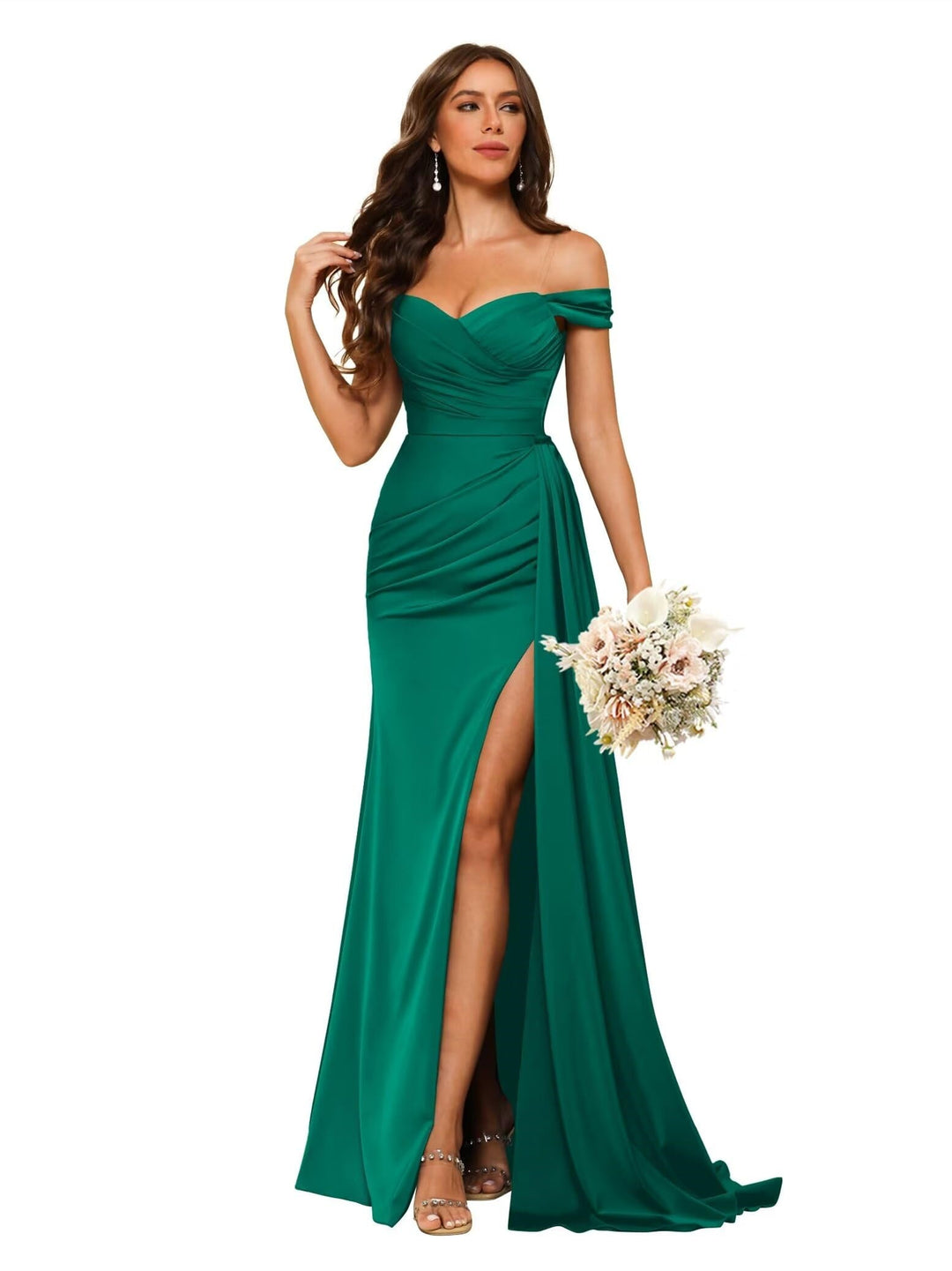 Mermaid/Trumpet Sweetheart Neck Floor-Length Bridesmaid Dresses