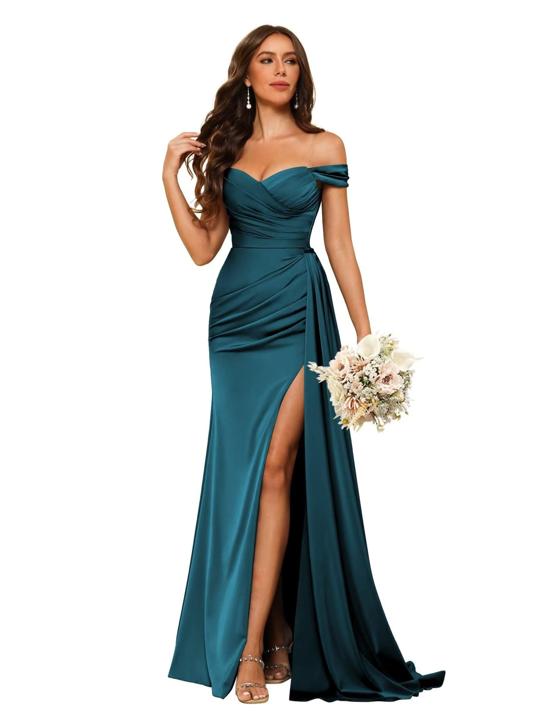 Mermaid/Trumpet Sweetheart Neck Floor-Length Bridesmaid Dresses