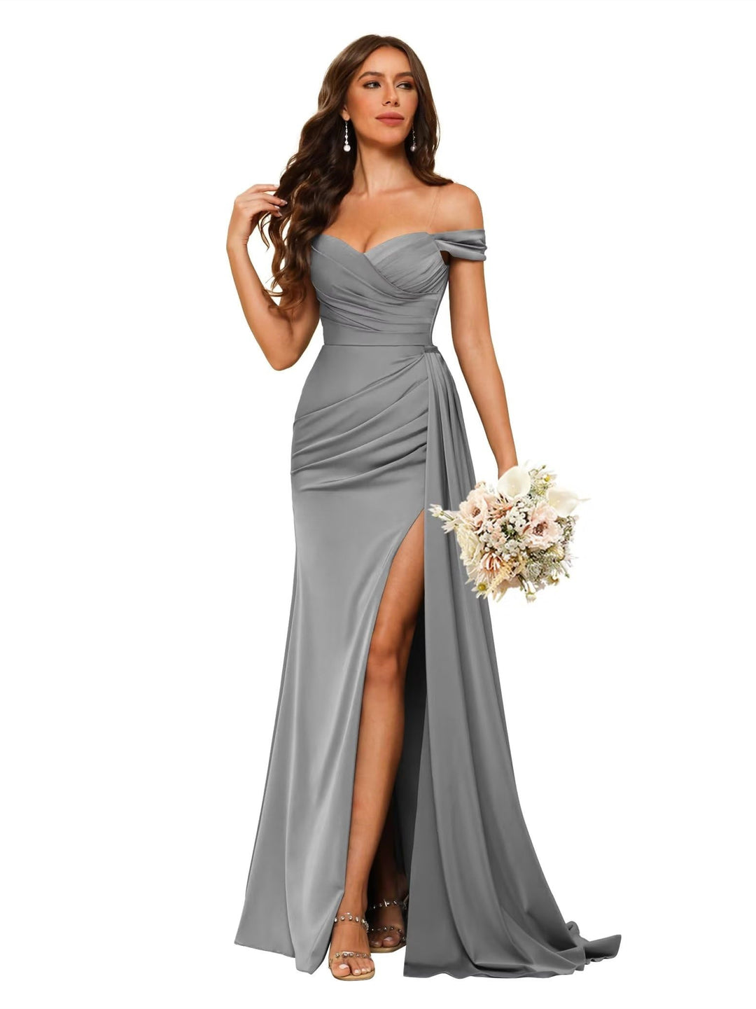 Mermaid/Trumpet Sweetheart Neck Floor-Length Bridesmaid Dresses
