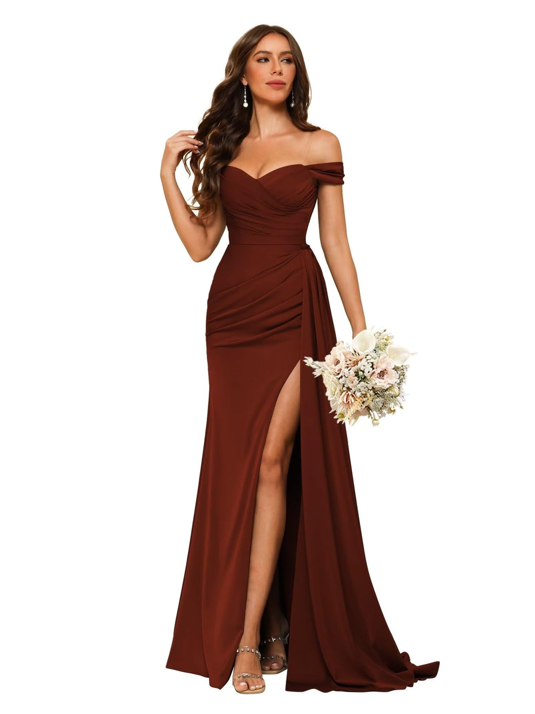Mermaid/Trumpet Sweetheart Neck Floor-Length Bridesmaid Dresses