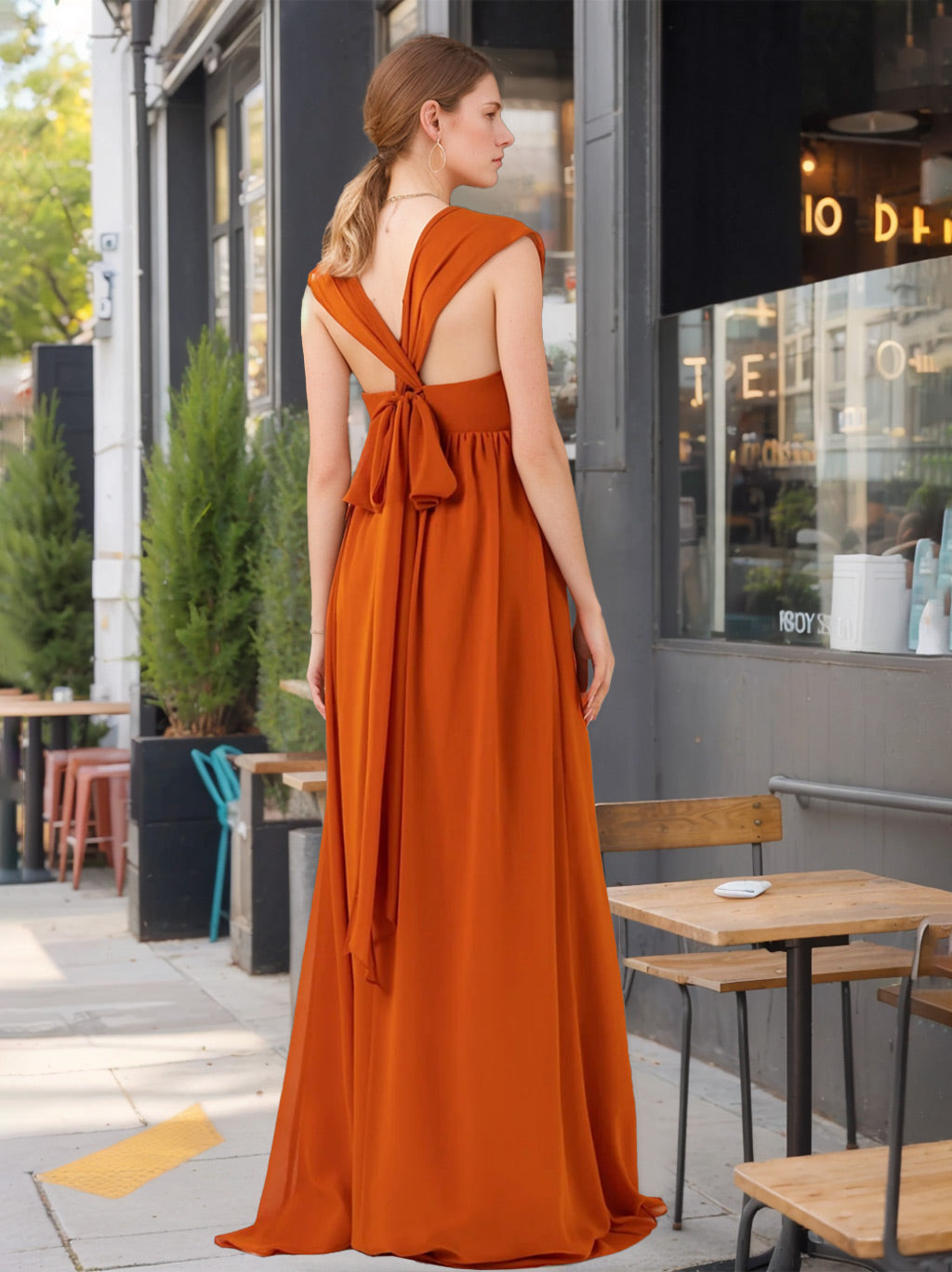 A-Line/Princess Sweetheart Neck Sleeveless Floor-Length Bridesmaid Dresses with Ruffles