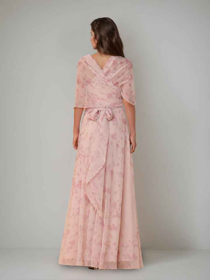 A-Line/Princess One-Shoulder Sleeveless Floor-Length Bridesmaid Dresses with Split Side & Pleated