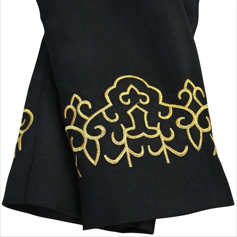 Men's Royal Halloween Vintage Gothic Punk & Gothic Carnival Masquerade Event / Party Coat Jacket