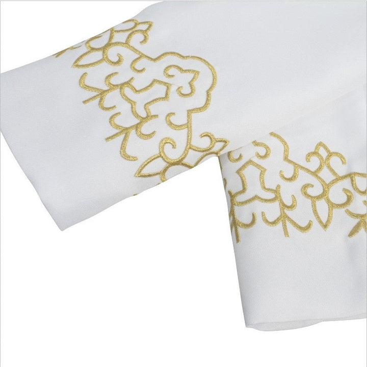 Men's Royal Halloween Vintage Gothic Punk & Gothic Carnival Masquerade Event / Party Coat Jacket