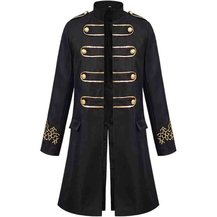 Men's Royal Halloween Vintage Gothic Punk & Gothic Carnival Masquerade Event / Party Coat Jacket