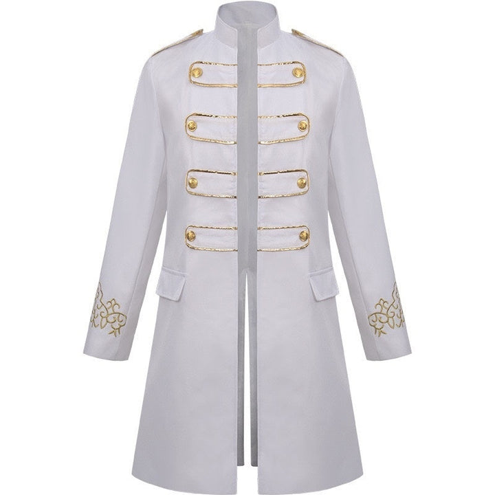 Men's Royal Halloween Vintage Gothic Punk & Gothic Carnival Masquerade Event / Party Coat Jacket