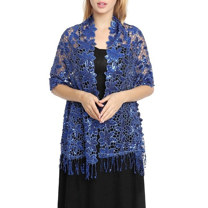 Women's Elegant Sun Protection Sleeveless Lace Wedding Wraps For Wedding Summer