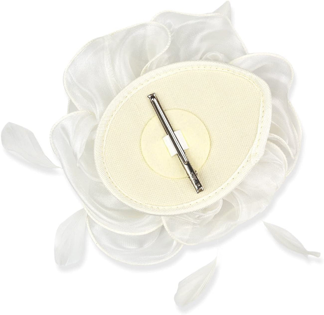 Women Derby Flower Fascinators with Headband and Clip Tea Party Headwear