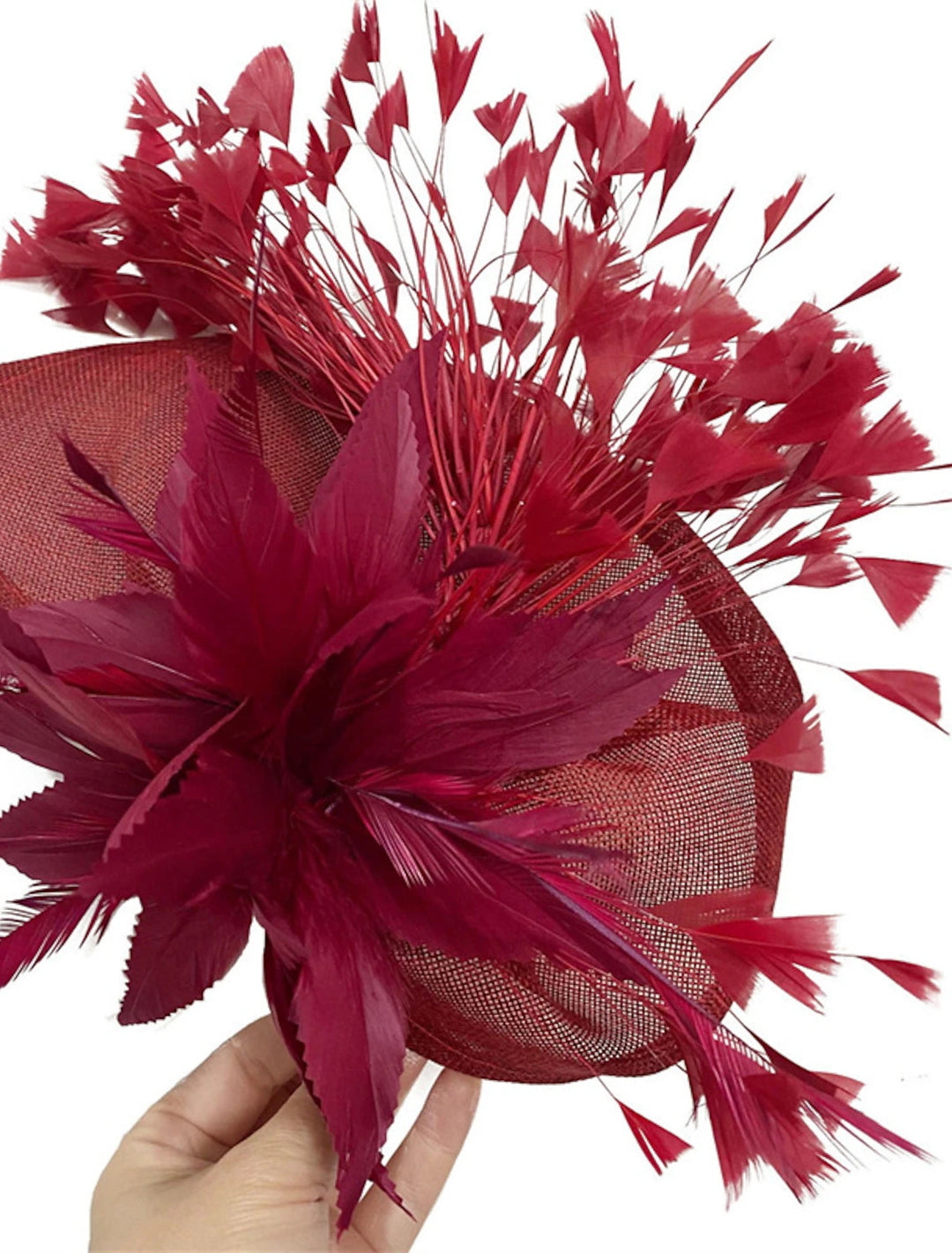 Classical Wedding Party Horse Race Ladies Day Retro Feather Hatwear/Fascinator