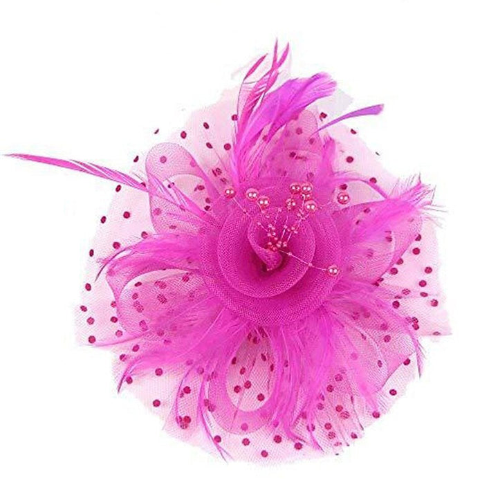 Women's Elegant Wedding Tea Party Feather Floral Cute Cocktail Headpiece/Veil Hat