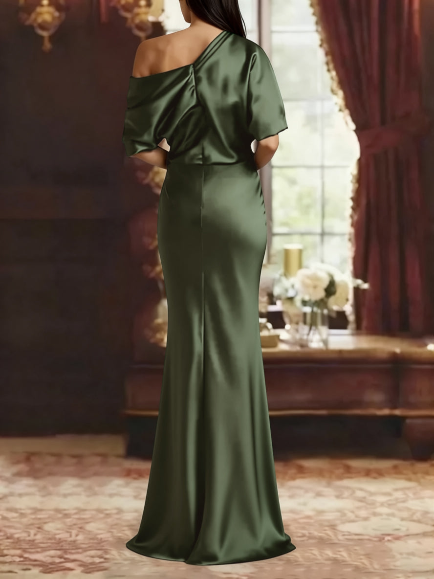 Sheath/Column One-Shoulder Mother of the Bride Dresses