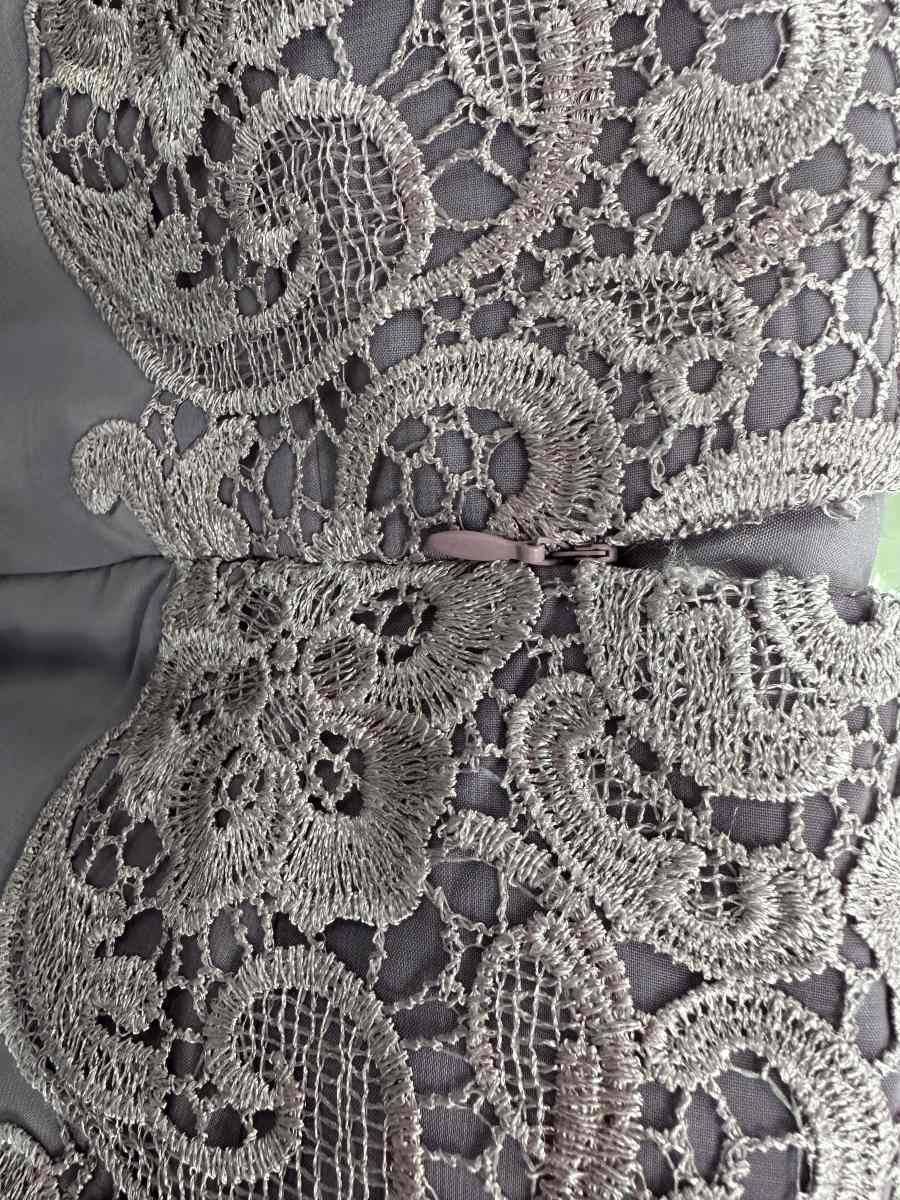 2 Pieces A-Line/Princess Scoop Floor-Length Mother of the Bride Dresses with Pleated & Lace Appliques