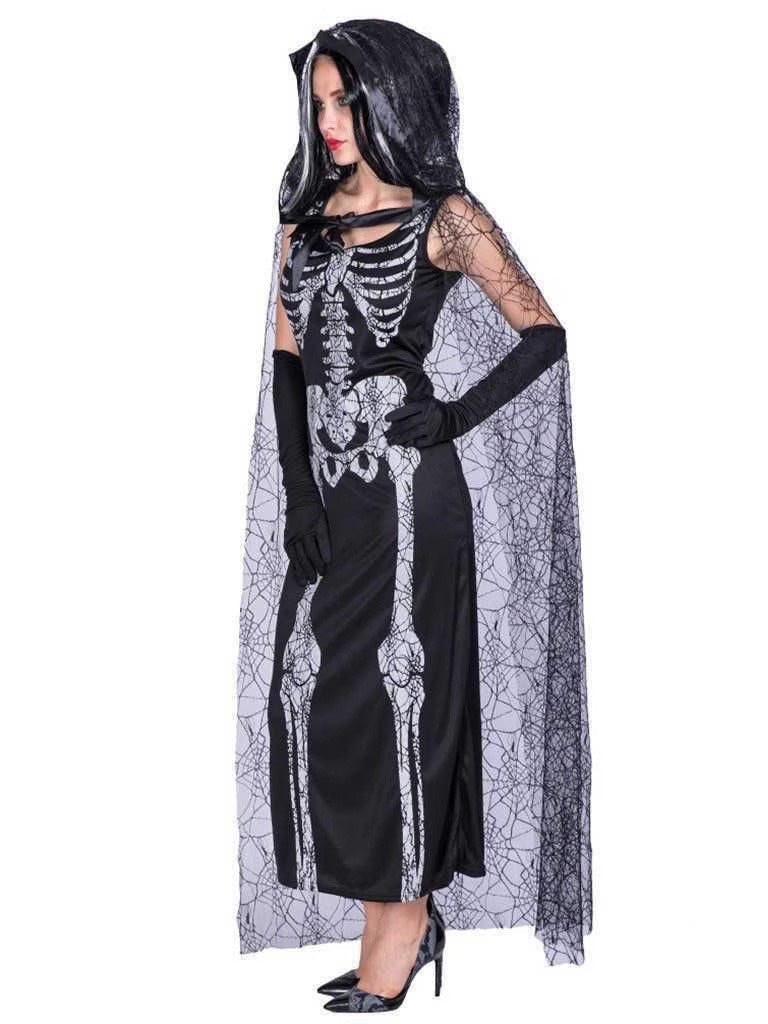 1920s Sheath/Column Vintage Halloween Black Spiderweb Party Wraps