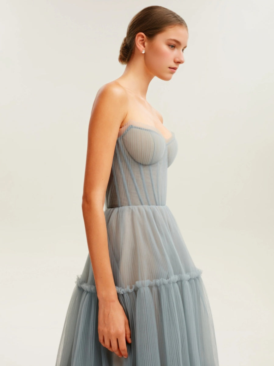A-Line/Princess Sweetheart Sleeveless Floor-Length Pleated Bridesmaid Dresses with Lace-Up