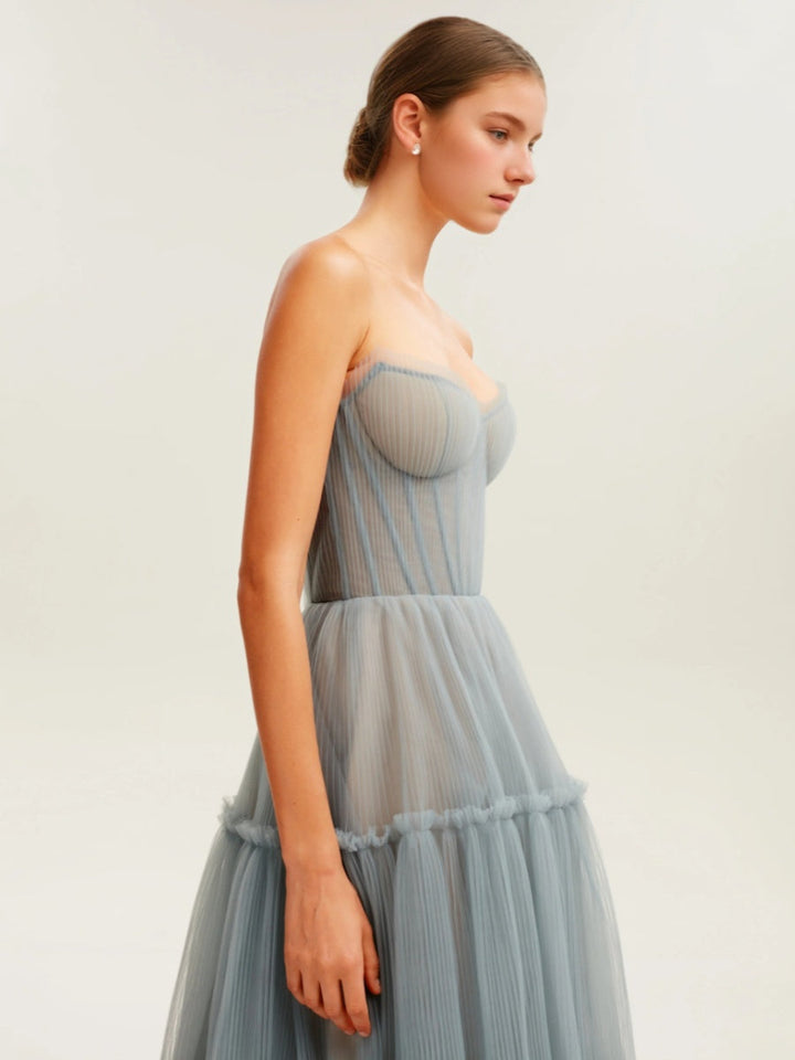 A-Line/Princess Sweetheart Sleeveless Floor-Length Pleated Bridesmaid Dresses with Lace-Up