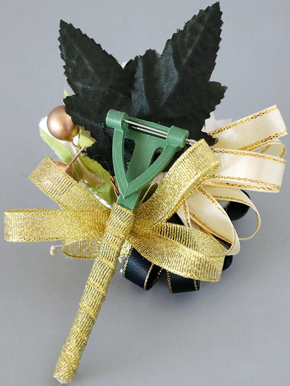 Luxury Wrist Corsage and Men's Boutonniere Set