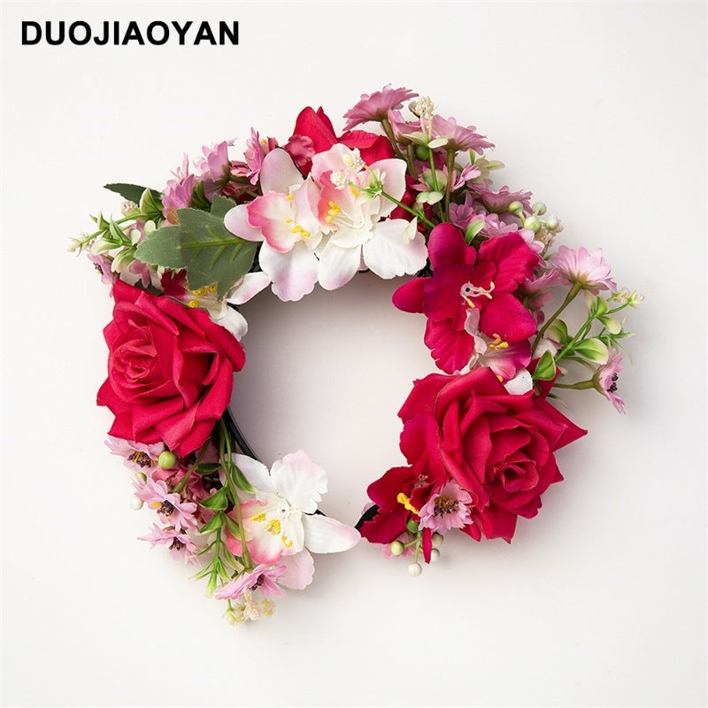 Women's hairpin flower headband super fairy three-dimensional simulation flower headdress