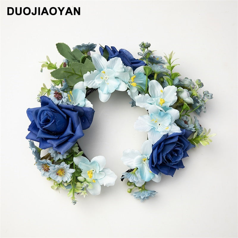 Women's hairpin flower headband super fairy three-dimensional simulation flower headdress